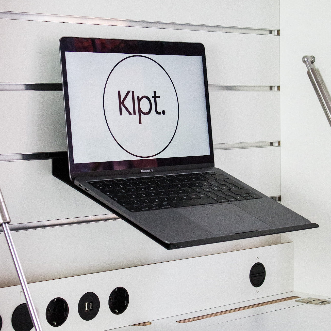 Statische Laptopablage